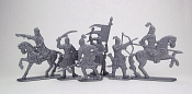 Казахское ханство (6 шт, серебристый) 52 мм, История в фигурках