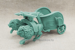 Фигурка из смолы Колесница, сизый цвет (GK-017/2) (GK-017/2)