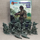 Солдатики из пластика US Paratroopers WWII (SET II), 1/32, Mars (32047) (32047)