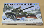 00313 1/35 T-55 1958 (сборная модель танка) 1/35 Trumpeter. Бронетехника - фото