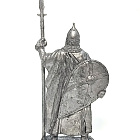 Миниатюра из олова 357. Пеший ратник. Русь XI-XV вв, 54 мм, EK Castings (357-К) (357-К)
