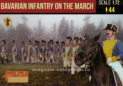 Bavarian Infantry on the March (1/72) Strelets (272) (272)