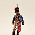Миниатюра из олова Офицер 15-го легкого гусарского полка Короля, 1808-13 гг., Студия Большой полк (ИЛ0528.12.04.54) (ИЛ0528.12.04.54)