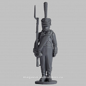 Сборная миниатюра из смолы Унтер-офицер гренадерской роты, Россия 1808-1812 гг, 28 мм, Аванпост - фото