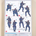 Сборные фигуры из пластика 6502 Los Angeles Police SWAT Team Dragon (1/35) (Q529-031) (Q529-031)