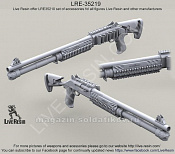 LRE35219 Тактический дробовик M1014 ( Benelli M4 Super 90) с ускорителем заряжания, 1:35, Live Resin