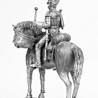 Миниатюра из олова К07 РТ Литаврщик кавалергардского полка 1812 год, 54 мм, Ратник (К07-РТ) (К07-РТ )