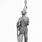 Миниатюра из олова 742 РТ Башкирский урядник, 1812-14 гг, 54 мм, Ратник