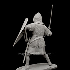 Сборная миниатюра из смолы Русский ратник 75 mm (1:24) Medieval Forge Miniatures (C-75-133) (C-75-133)