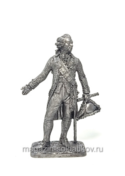 Миниатюра из олова 359. Генерал-фельдмаршал князь Потёмкин-Таврический (1739-1791), 54 мм, EK Castings (359-К) (359-К)