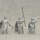 Сборные фигуры из металла Византия X век. Командная группа 2, 28 мм STP-miniatures (STP195) (STP195)