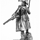 Миниатюра из олова 813 РТ Лейтенант старой гвардии Наполеона 1812 г, 54 мм, Ратник