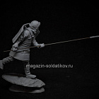 Сборная миниатюра из смолы Бесстрашный воин севера, 54 мм, TRILOKA miniatures (TLK-54-018) (TLK-54-018)