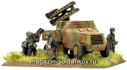 Сборная модель из пластика S307 (f) Vielfachwerfer (15мм) Flames of War (GE213) (GE213)