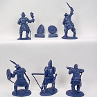 Солдатики из пластика Рыцари и сержанты (фиолетовый цвет), 1:32 Хобби Бункер