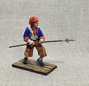 Миниатюра из олова Пират в колпаке, 54 мм - фото