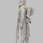 Сборная миниатюра из смолы Сержант гренадерской роты павловского гренадерского полка, 1812 г, 75 мм, Аванпост