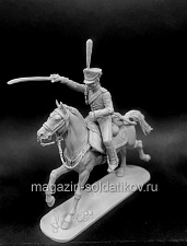 Сборная фигура из металла Рядовой конно-егерских полков, Россия 1813-14, 54 мм, Chronos miniatures - фото