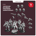 Сборные фигуры из смолы Crimson Legion`s Stormtroopers, 28 мм, Артель авторской миниатюры «W»