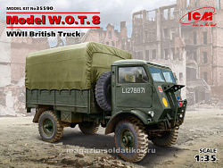 Сборная модель из пластика Model W.O.T. 8, Британский грузовой автомобиль ІІ МВ (1/35) ICM (35590) (35590)