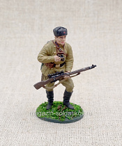 Снайпер морской пехоты 1941-43 гг. 54 мм - фото