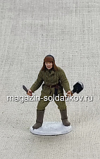 Боец Красной армии, 1941-43 гг, СССР, 54 мм - фото