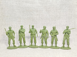 Солдатики из мягкого резиноподобного пластика Че Гевара, набор 6 шт, 1/32 Soldiers. Есть
