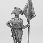 Миниатюра из олова Старший сержант - орлоносец 4-го лин. плк. Франция, 1805 г. 54 мм EK Castings