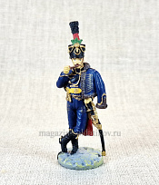№56 - Младший офицер 1-го гусарского полка императора Франца I в парадной форме, 1813-1814 г - фото