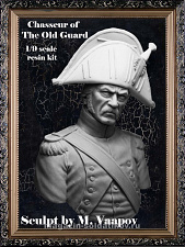 Сборная миниатюра из смолы Chasseur of the Old Guard 1/9, Legion Miniatures - фото