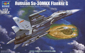 Сборная модель из пластика Самолет Су-30МКК, (1:72) Трумпетер - фото