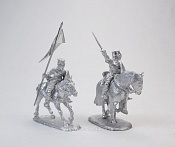 Сборные фигуры из металла Средние века, набор №7 (2 фигуры) 28 мм, Figures from Leon - фото