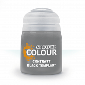 Сборные фигуры из пластика 29-38 CONTRAST: BLACK TEMPLAR, краска 18 мл - фото