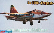 Сборная модель из пластика Су-25УТГ Советский тренировочный самолет (1:72) Art Model - фото