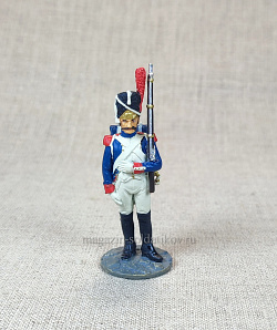 №2 - Рядовой 1-го полка пеших гренадер Императорской гвардии, 1812 г.