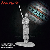 Сборная миниатюра из смолы Индеец, 54 мм, Ленинград 54 - фото
