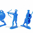 Солдатики из пластика LOD001 1/4 набора Война в Трое (War at Troy infantry) цвет: синий, 1:32, LOD Enterprises