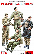 Сборные фигуры из пластика Польский танковый экипаж MiniArt (1/35) - фото