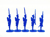 Солдатики из пластика Д54-006 Дополнение к набору «Французская линейная пехота на параде (синий)» Студия Большой полк - фото