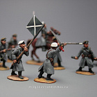 Фигурки из металла Марковцы. Элитные подразделения Белых Армий, 28 мм, набор из 20 фигур