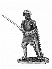 Миниатюра из олова 809 РТ Рыцарь 1440 год, 54 мм, Ратник - фото