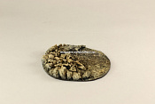 Подставки для фигур и диорам Крашеная база: каменистый рельеф с деревом, Магазин Солдатики - фото