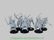 Солдатики из смолы Галлы, 6 фигур, 40 мм, V&V miniatures - фото