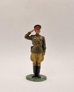Гвардии капитан Красной армии, 1943-45 гг, СССР, 54 мм, Студия Большой полк