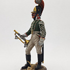 Миниатюра из олова Штаб-трубач драгунского полка, 1803-1806 гг, 54 мм, Студия Большой полк