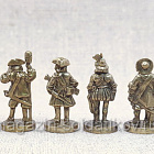 Фигурки из бронзы Охотники на пиратов (8 шт) 35 мм, Unica