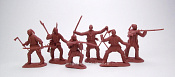 Солдатики из пластика Лесные индейцы, XVIII в. набор из 6 фигур, Солдатики «Урфина Джюса» - фото