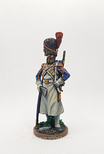 Миниатюра из олова Сапер Императорской гвардии, 1808-12 гг, Франция, 54 мм, Студия Большой полк - фото