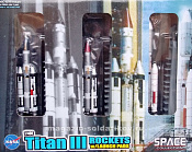 Сборная модель из пластика Д Ракеты Titan Rockets С Пусковыми Площадками (1/400) Dragon - фото