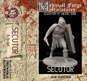 Сборная миниатюра из смолы Secutor, 75 mm (1:24) Medieval Forge Miniatures - фото